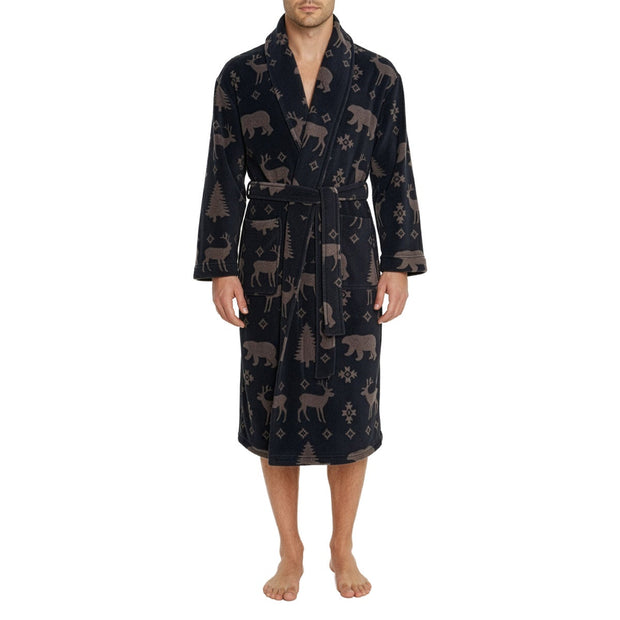 Weatherproof Men's Plush Robe