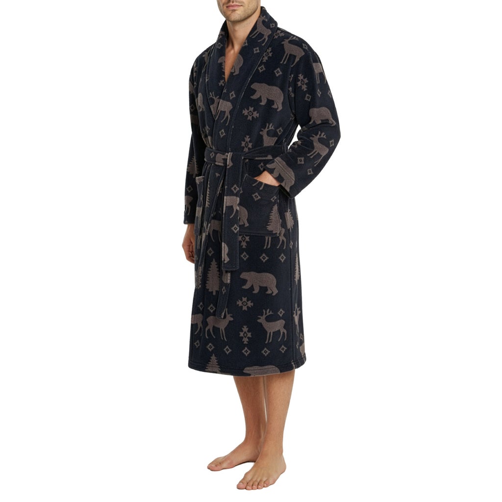 Weatherproof Men's Plush Robe