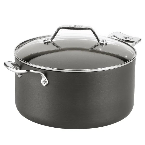 All-Clad Hard Anodized Stock Pot with Glass Lid, 6.6 L (7 qt.)