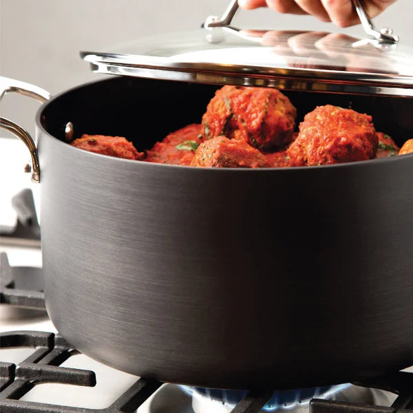 All-Clad Hard Anodized Stock Pot with Glass Lid, 6.6 L (7 qt.)
