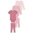 Pekkle Infant 5-piece Set - Dark Pink