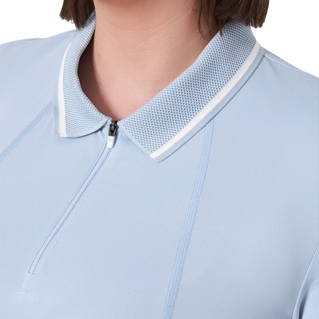 Mondetta Women’s Pique Mesh Short Sleeve Polo