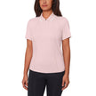 Mondetta Women’s Pique Mesh Short Sleeve Polo - Pink