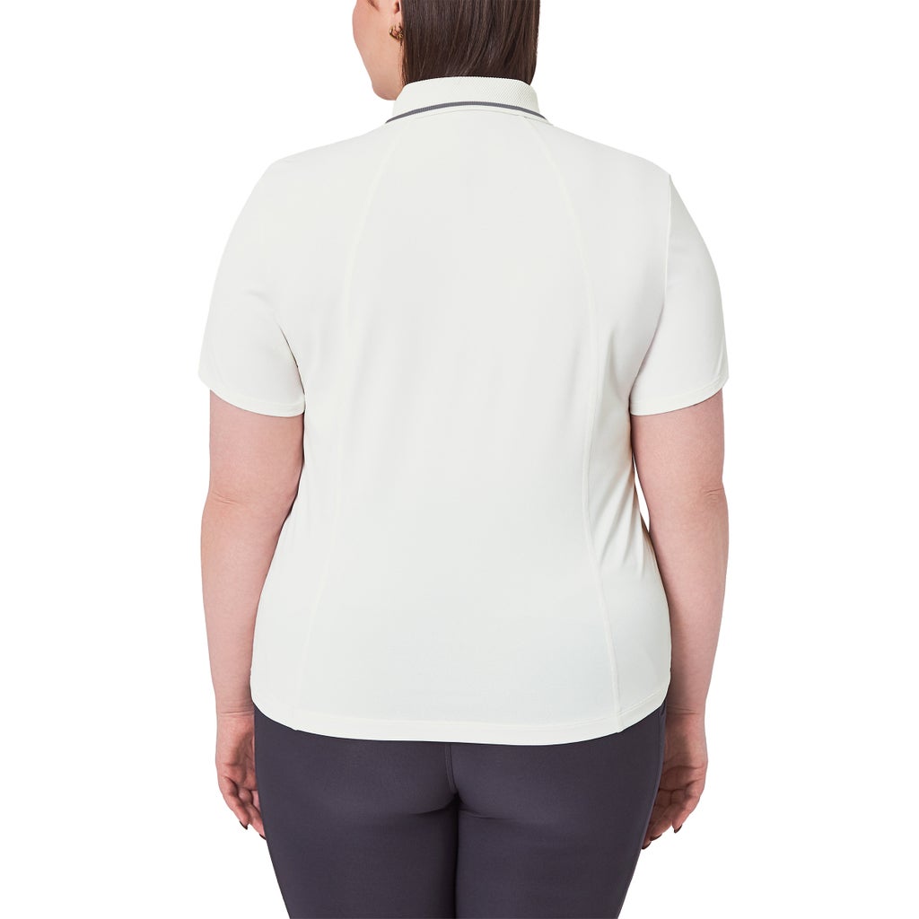 Mondetta Women’s Pique Mesh Short Sleeve Polo