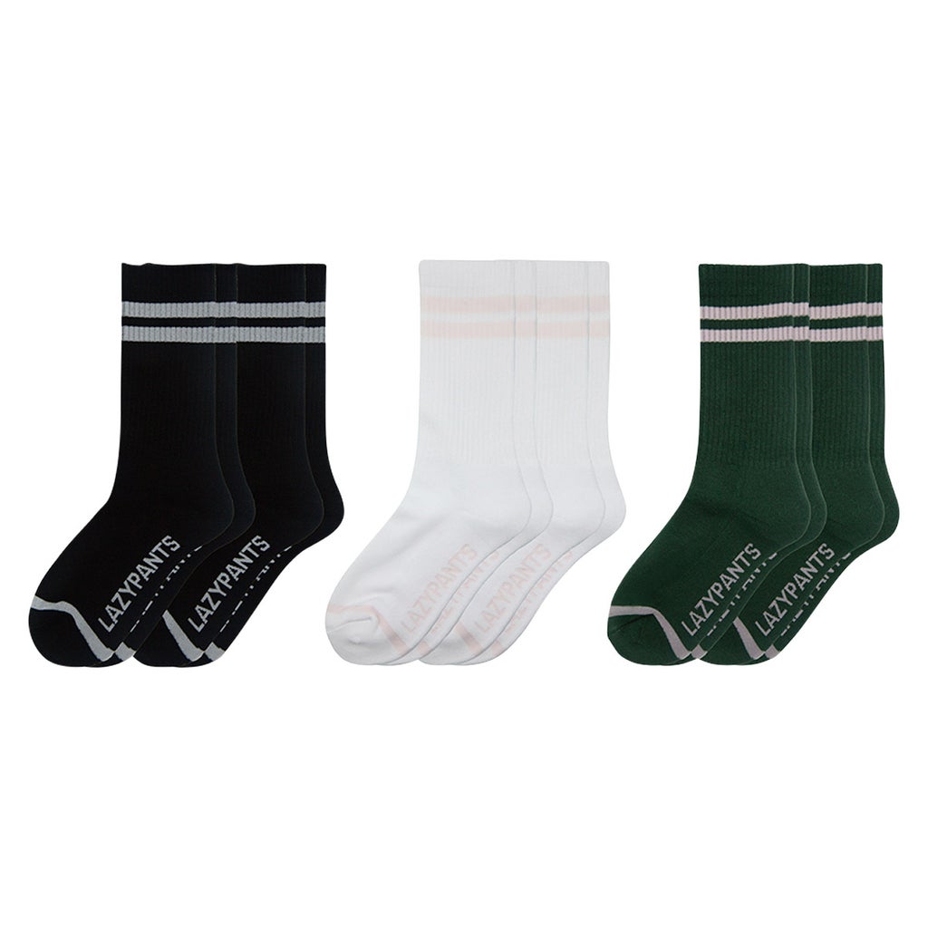 LAZYPANTS Women’s Premium Cotton Socks, 6-pairs