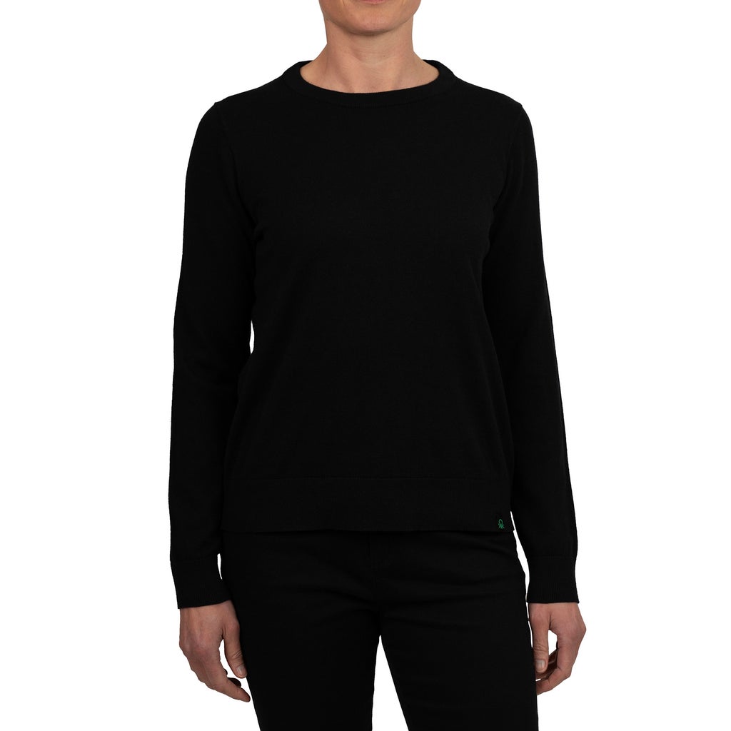United Colors of Benetton Women’s Crewneck Sweater - Black