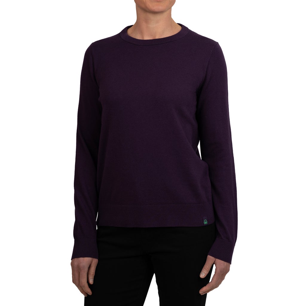 United Colors of Benetton Women’s Crewneck Sweater - Purple