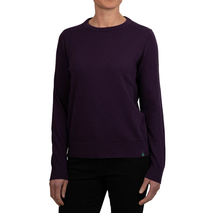 United Colors of Benetton Women’s Crewneck Sweater - Purple