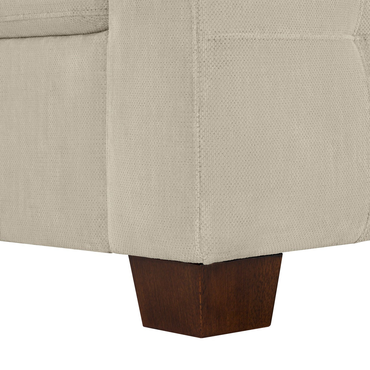 Thomasville Left-hand Facing Fabric Sectional with Storage Ottoman