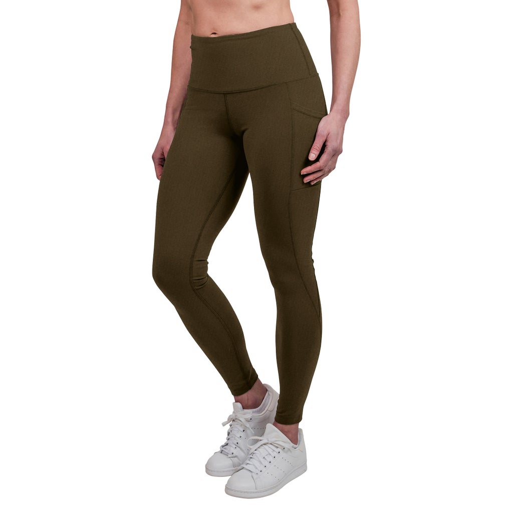 Tuff Athletics Women's Leggings with Pockets - Green