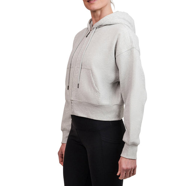 Tuff Athletics Women’s Cotton Fleece Cropped Full Zip