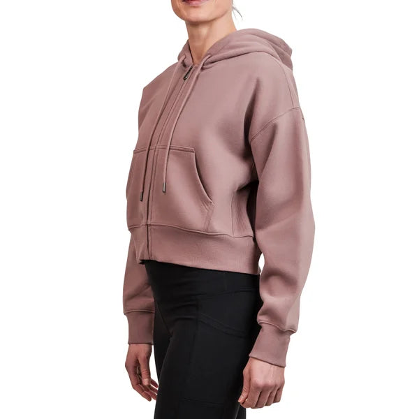 Tuff Athletics Women’s Cotton Fleece Cropped Full Zip