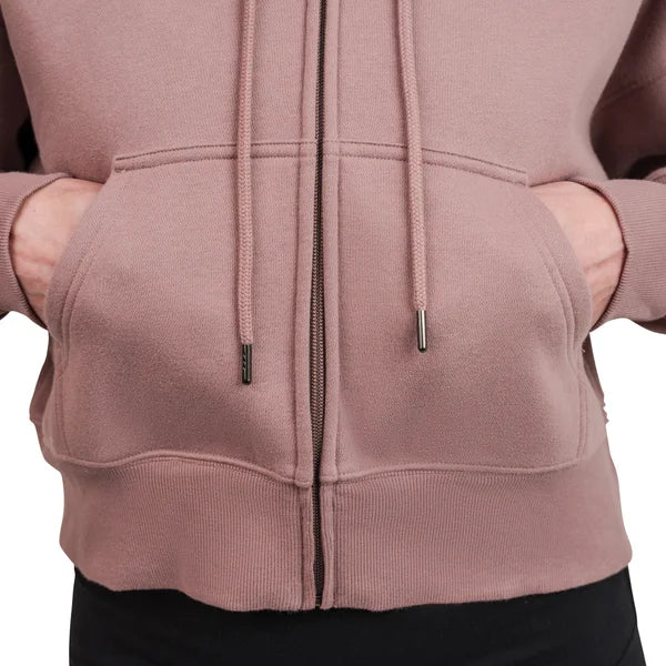 Tuff Athletics Women’s Cotton Fleece Cropped Full Zip