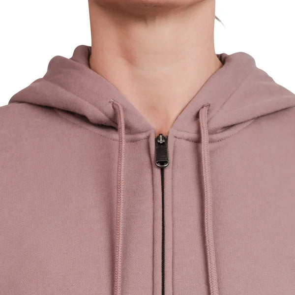 Tuff Athletics Women’s Cotton Fleece Cropped Full Zip