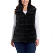 Weatherproof Women's Faux Fur Vest - Black