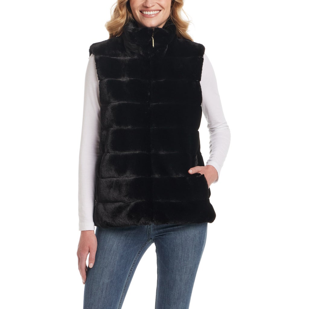 Weatherproof Women's Faux Fur Vest