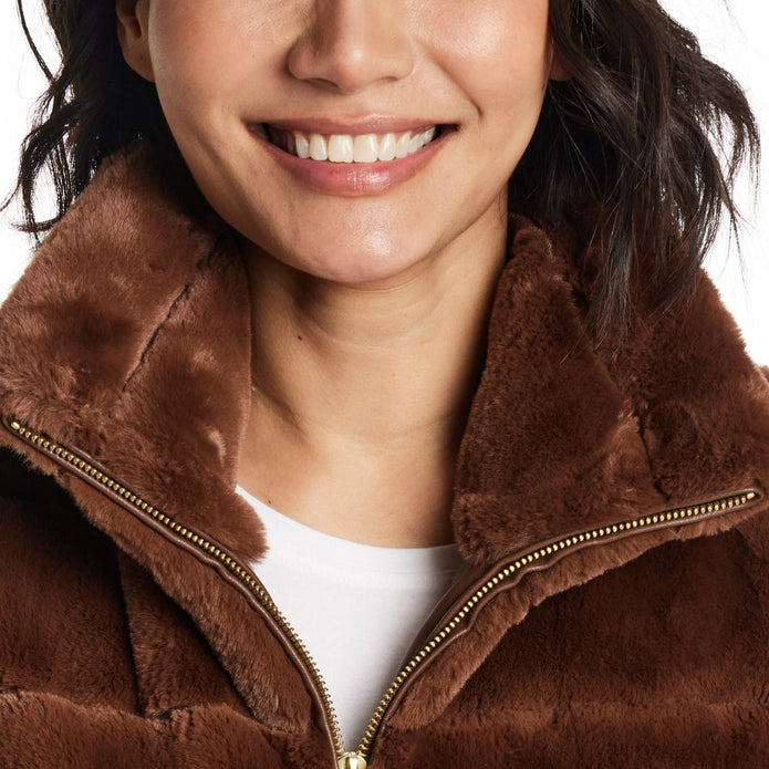 Weatherproof Women's Faux Fur Vest