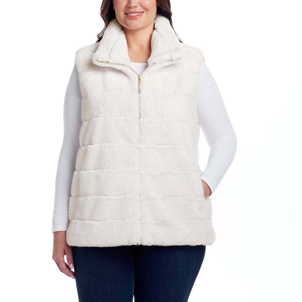 Weatherproof Women's Faux Fur Vest