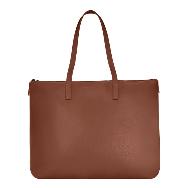Champs Onyx Collection Leather Business Tote, 24 L