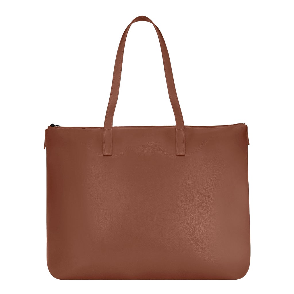 Champs Onyx Collection Leather Business Tote, 24 L