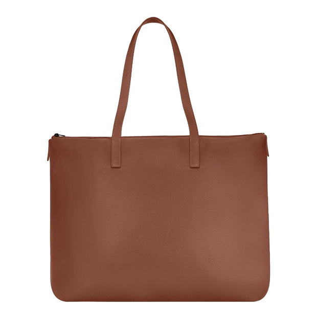Champs Onyx Collection Leather Business Tote, 24 L