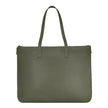 Champs Onyx Collection Leather Business Tote, 24 L - Green