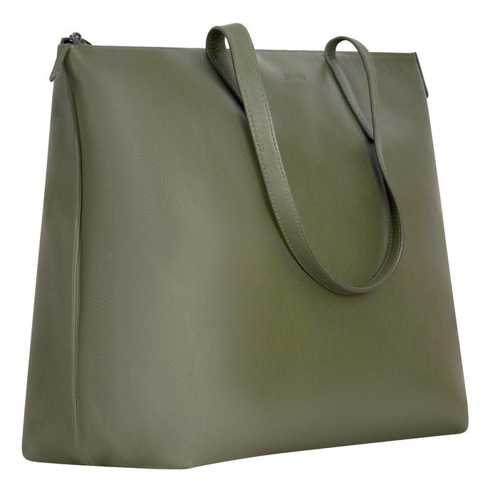 Champs Onyx Collection Leather Business Tote, 24 L