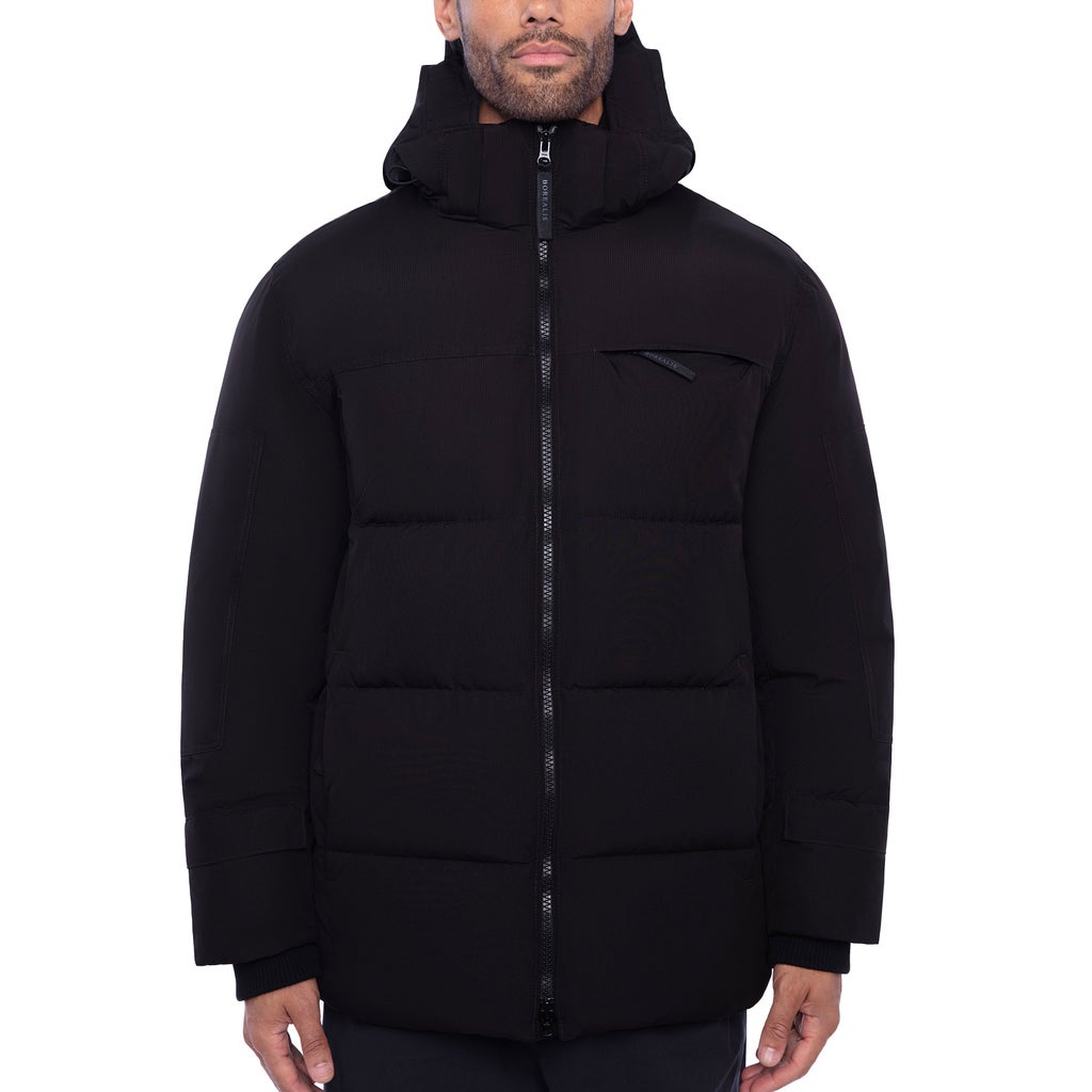 Borealis Arctic Expedition Men’s PrimaLoft Rise Ripstop Winter Parka - Black