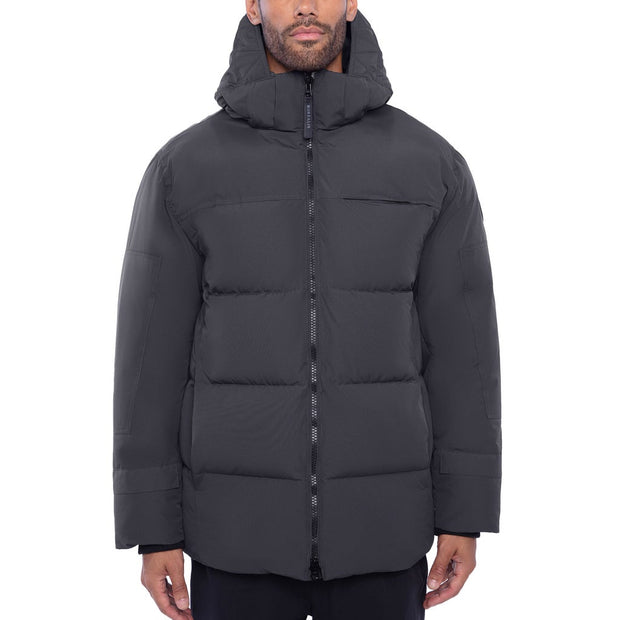 Borealis Arctic Expedition Men’s PrimaLoft Rise Ripstop Winter Parka - Grey