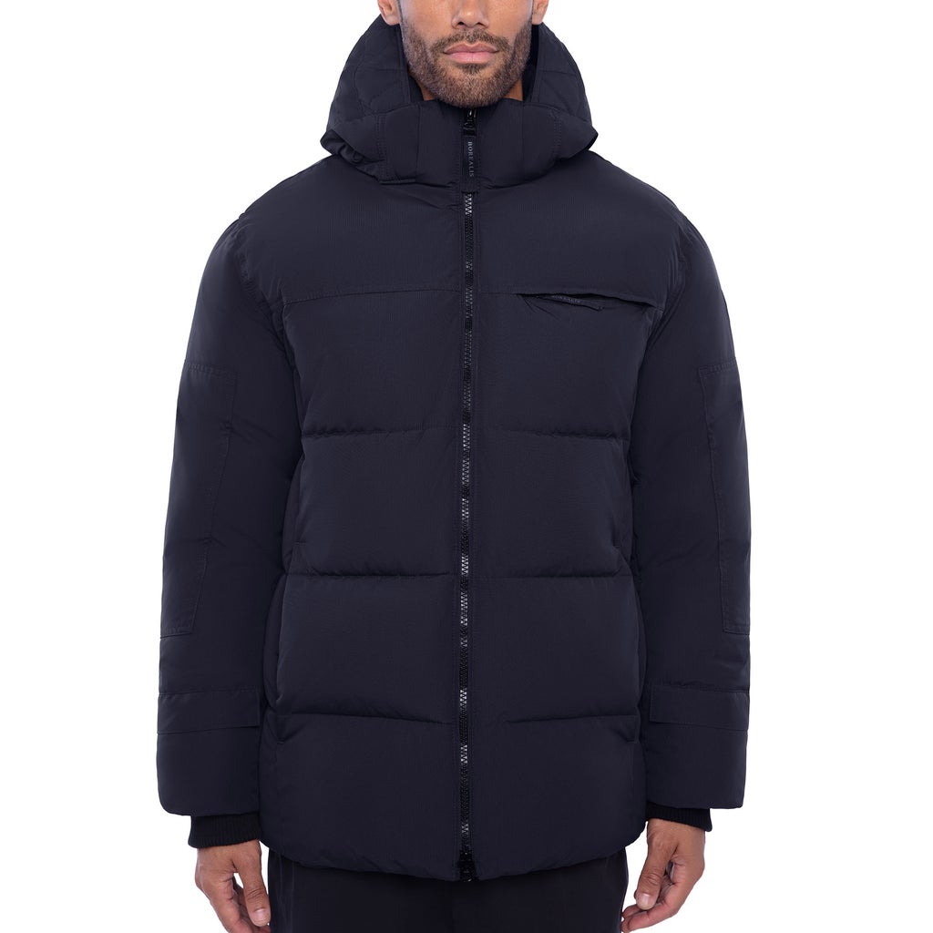 Borealis Arctic Expedition Men’s PrimaLoft Rise Ripstop Winter Parka - Navy