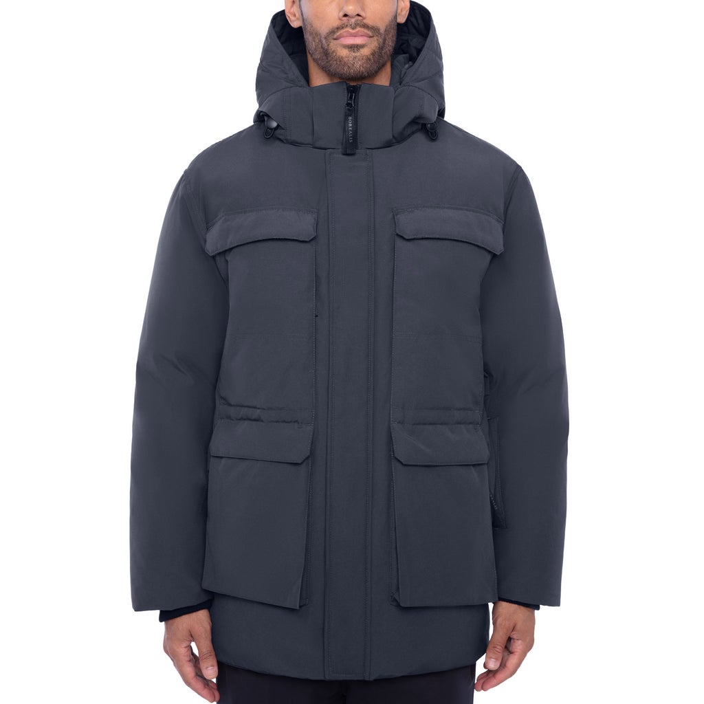 Borealis Arctic Expedition Men's Down Winter Parka - Navy