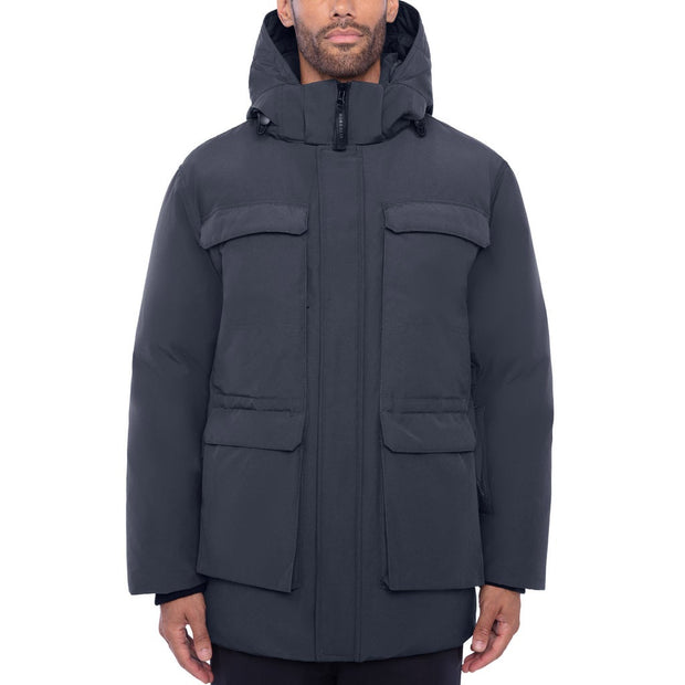 Borealis Arctic Expedition Men's Down Winter Parka - Navy