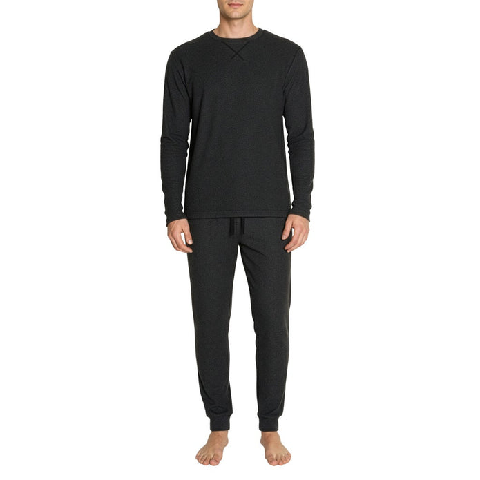 Weatherproof Men's 2-piece Lounge Set - Black