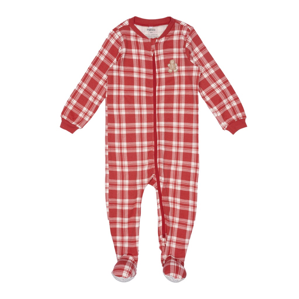 Pekkle Infant Organic Cotton Holiday Sleeper, 3-pack