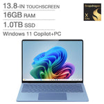 Microsoft Surface 13.8-in. Copilot+ PC Touchscreen Laptop with 1-year Microsoft 365 Personal, Qualcomm Snapdragon X Elite X1E-80-100 - 16GB RAM, 1TB SSD, Qualcomm Adreno