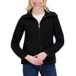 DKNY Sport Women's Polar Fleece Full Zip Sweater - Black