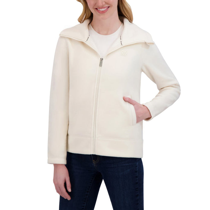 DKNY Sport Women's Polar Fleece Full Zip Sweater