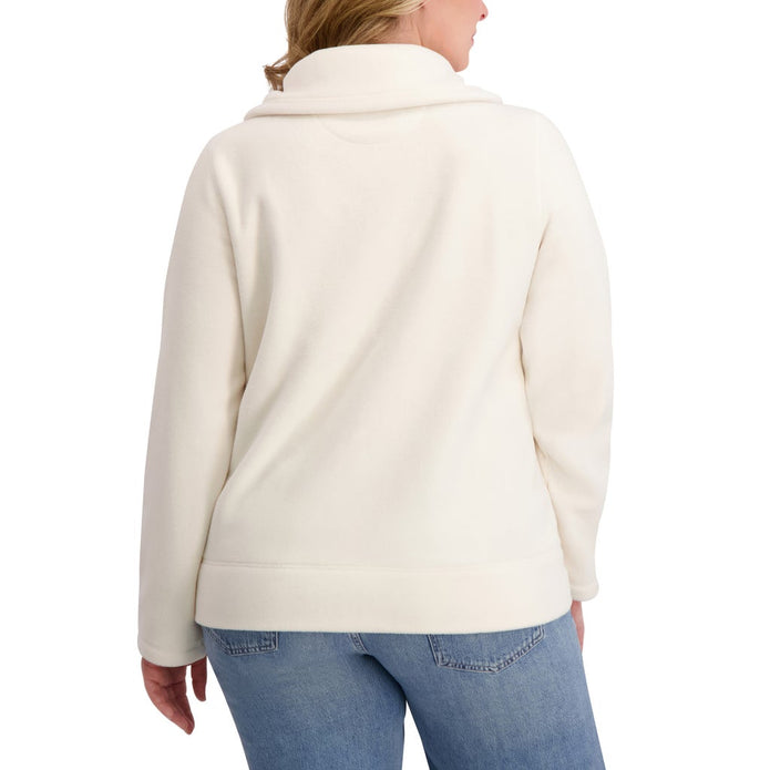 DKNY Sport Women's Polar Fleece Full Zip Sweater