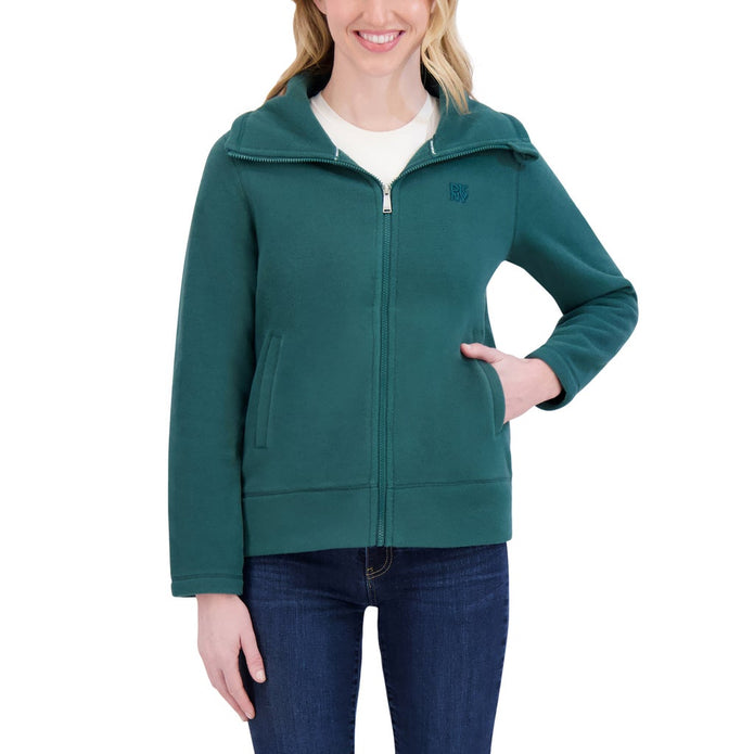 DKNY Sport Women's Polar Fleece Full Zip Sweater