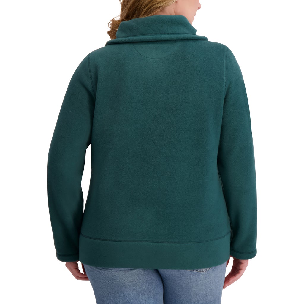 DKNY Sport Women's Polar Fleece Full Zip Sweater