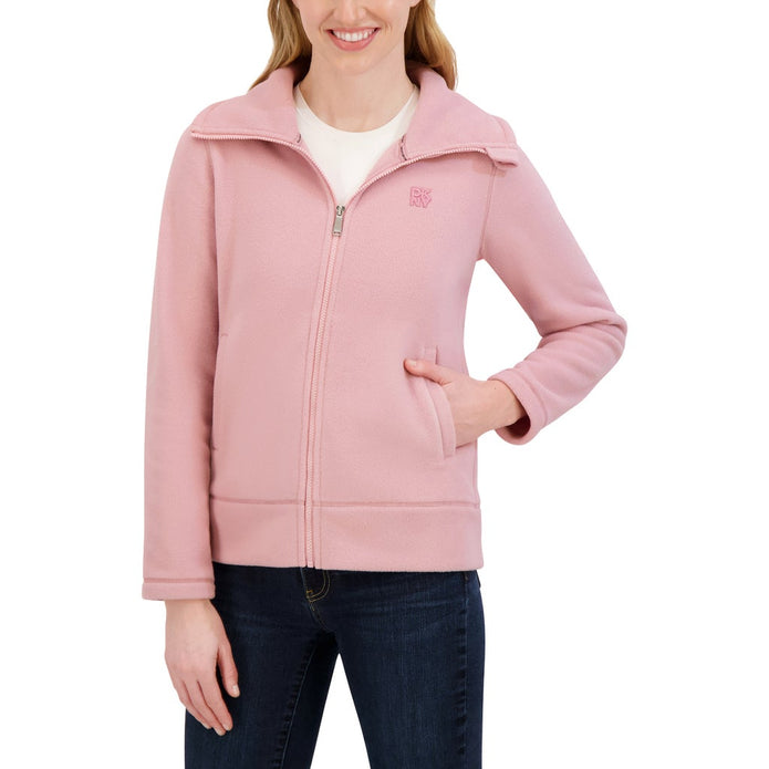 DKNY Sport Women's Polar Fleece Full Zip Sweater