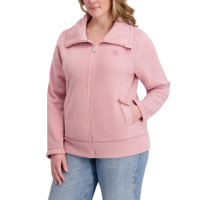 DKNY Sport Women's Polar Fleece Full Zip Sweater