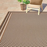 Gertmenian Toscana Collection Raiden Sand Outdoor Area Rug