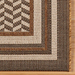 Gertmenian Toscana Collection Raiden Sand Outdoor Area Rug