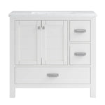 Craft + Main Brantley 37 in. Vanity with White Cultured Marble Top