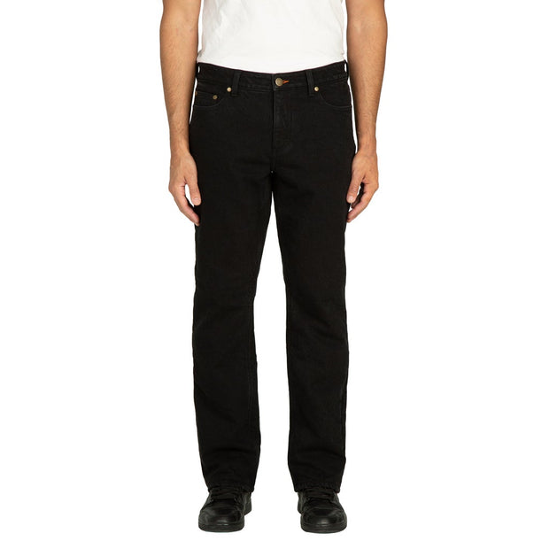 Realtree Men’s Quilted Flannel Lined Jean - Black