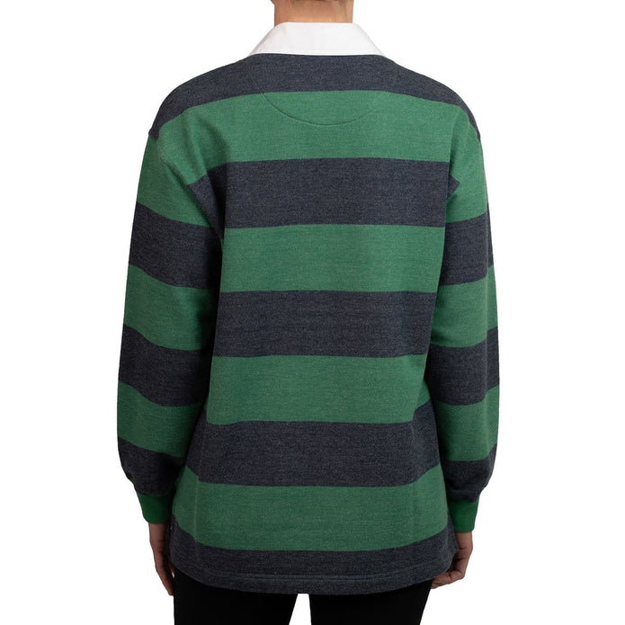 United Colors of Benetton Women’s Long Sleeve Rugby Stripe Polo