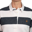 United Colors of Benetton Women’s Long Sleeve Rugby Stripe Polo