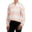 United Colors of Benetton Women’s Long Sleeve Rugby Stripe Polo - Pink