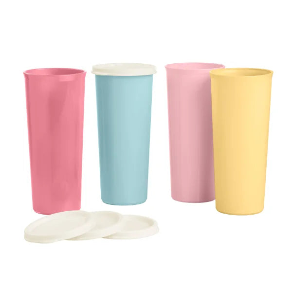 Tupperware Heritage Collection Tumblers with Lids, 12-piece